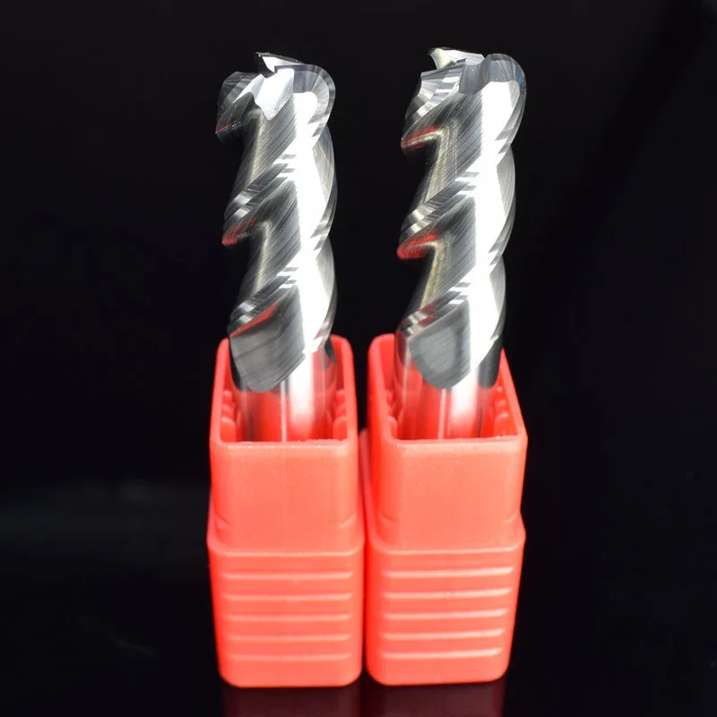 HRC55 Aluminum Corner Radius End Mill CNC 3 Flute Milling Tools Tungsten Steel 2R0.5 3R0.5 4R0.5 5R0.5 6R0.5 8R0.5 10R0.5 12R0.5