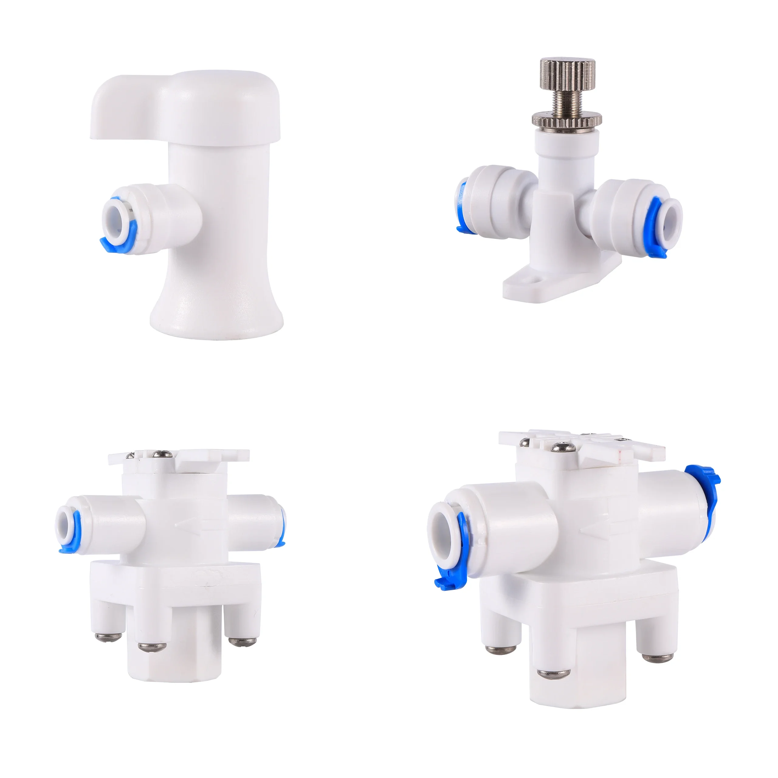 RO Water Straight Plastic Ball Valve 1/4\