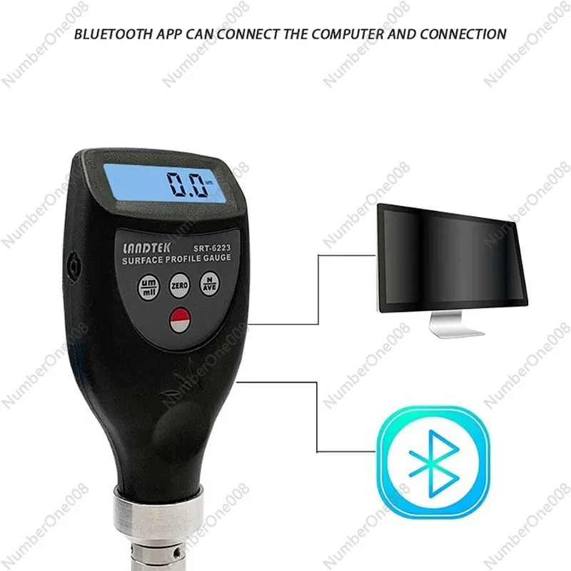 SRT-6223 Portable Sand shot blasting Surface Profile Gauge digital Surface Roughness Meter Surface Roughness tester 29.5 mils