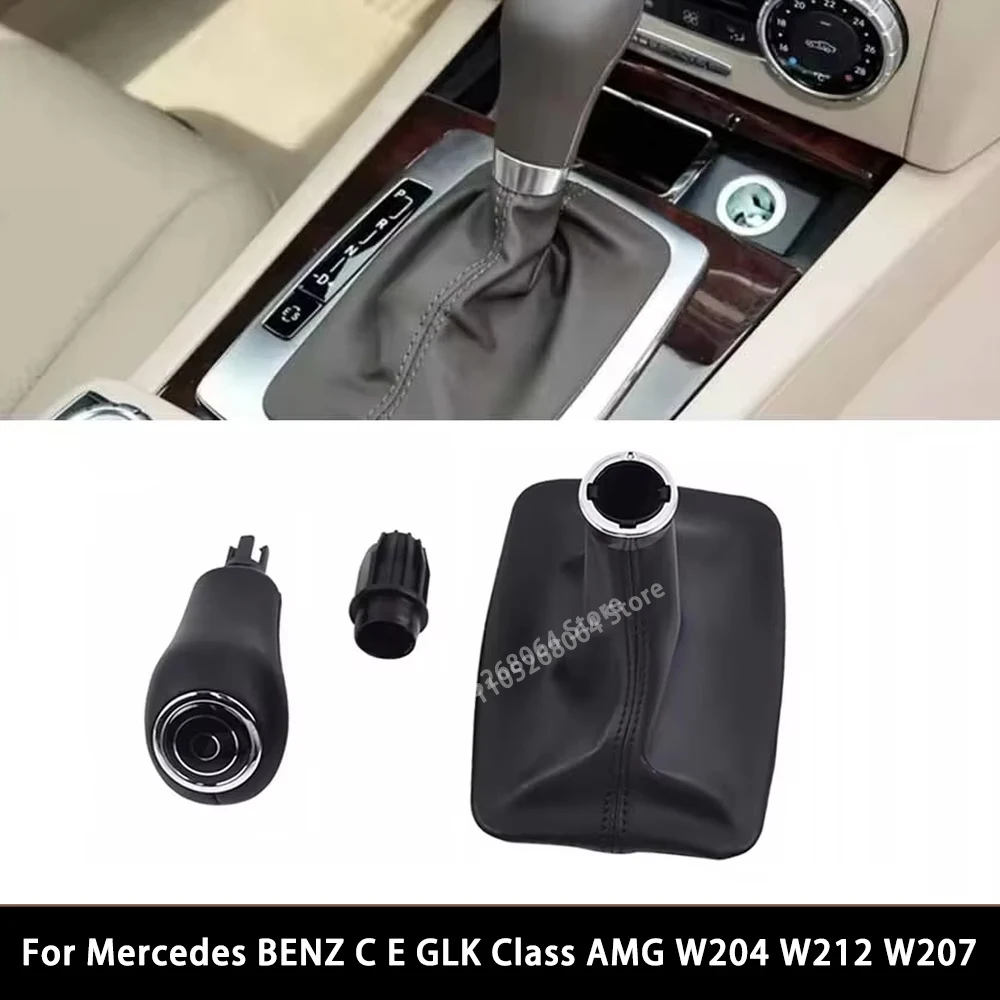 Gałka zmiany biegów automatycznej skrzyni biegów z mieszkiem do Mercedes BENZ Klasy C E GLK AMG W204 W212 W207 X204 C204 C63 C300 C250 C350