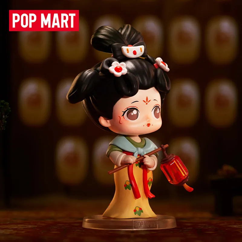 Ban Đầu POP MART Trung Quốc Cổ Đại Thời Nhà Đường Series Mù Hộp Đồ Chơi Mô Hình Bí Ẩn Hộp Anime Dễ Thương Hình Bất Ngờ Hộp Bé Gái quà Tặng