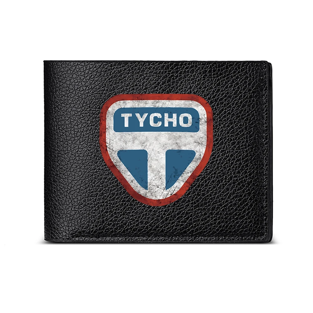 Tycho Shield Logo Men's Wallet Card Holder Casual Business Fashion Print Design