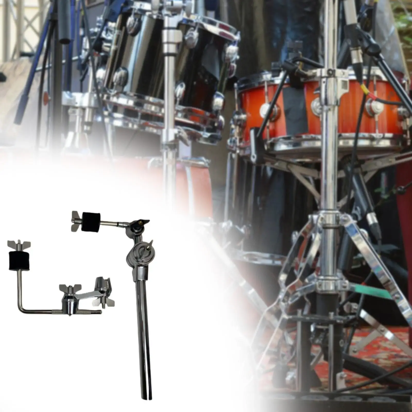 

Cymbal Stand Holder Clamp Cymbal Attachment Hardware Professional Cymbal Mount Clamp for Percussion Instrument Cymbal Accessory