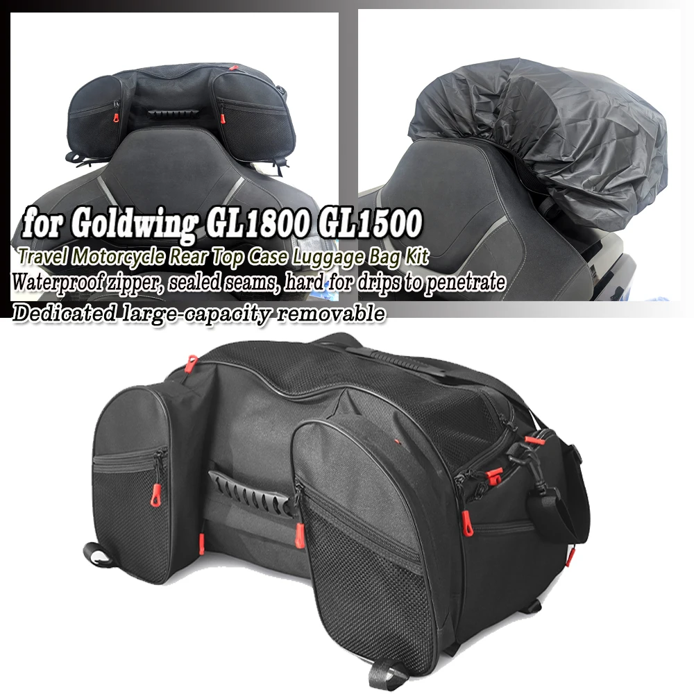 

Motorcycle Tour Trunk Tail Luggage Panniers Top Bag CasesFor Goldwing Gold Wing GL1800 GL 1800 GL1500 GL 1500