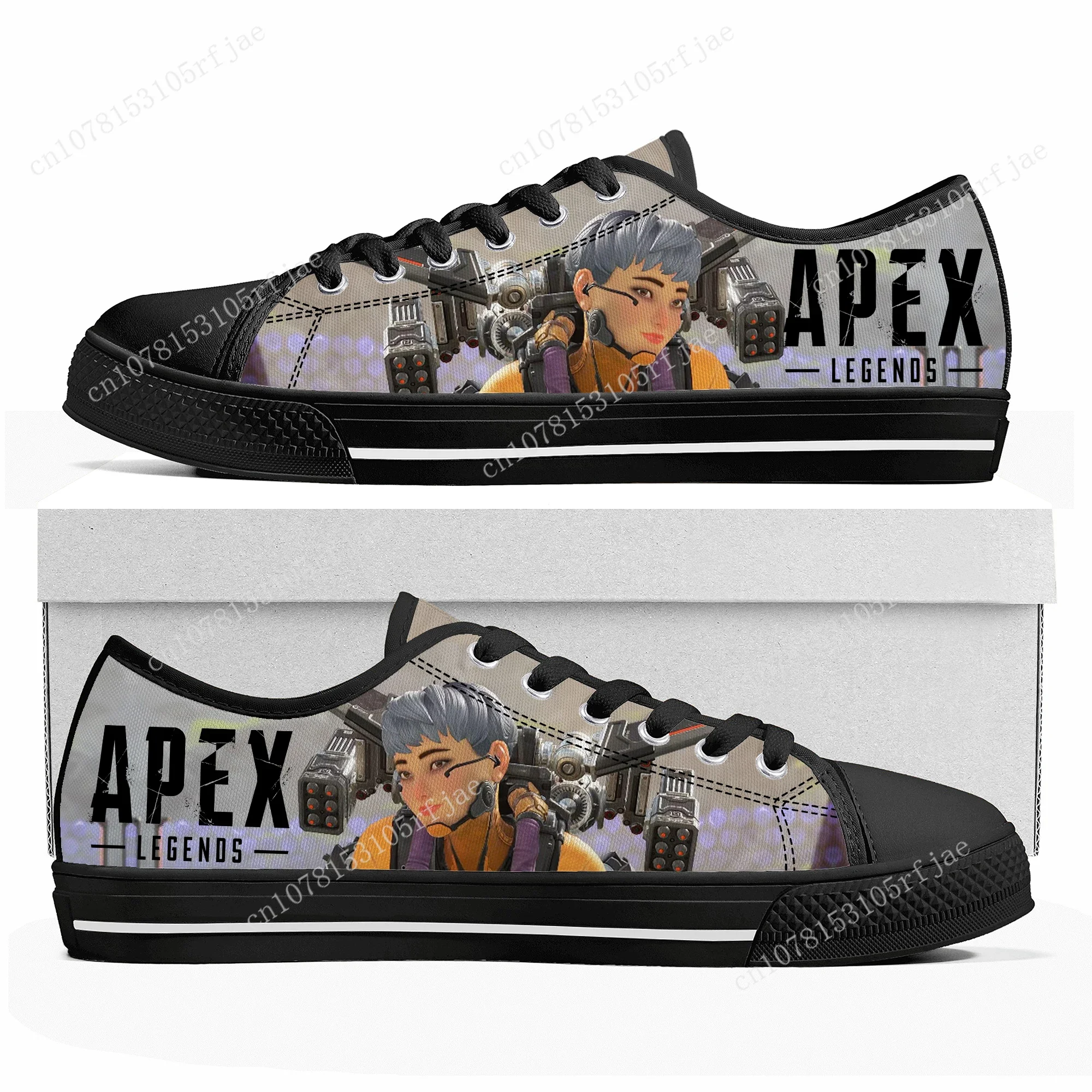 

Apex Legends Valkyrie Low Top Sneakers Cartoon Game Womens Mens Teenager High Quality Shoes Casual Tailor Made Canvas Sneaker