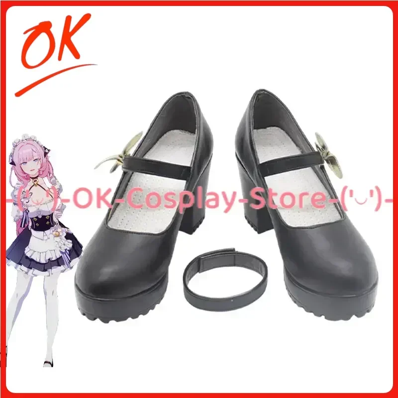 

[Индивидуальная] Elysia, обувь для косплея, игра Honkai Impact 3, аниме, реквизит для ролевых игр, Хэллоуин, карнавал, вечерние ботинки из искусственной кожи