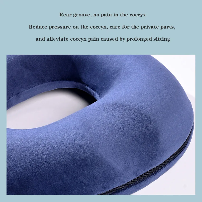 Post-Surgery Hemorrhoid Prevention Seat Cushion for Driving Office Chairs with Hollow Design for Shapely Buttocks