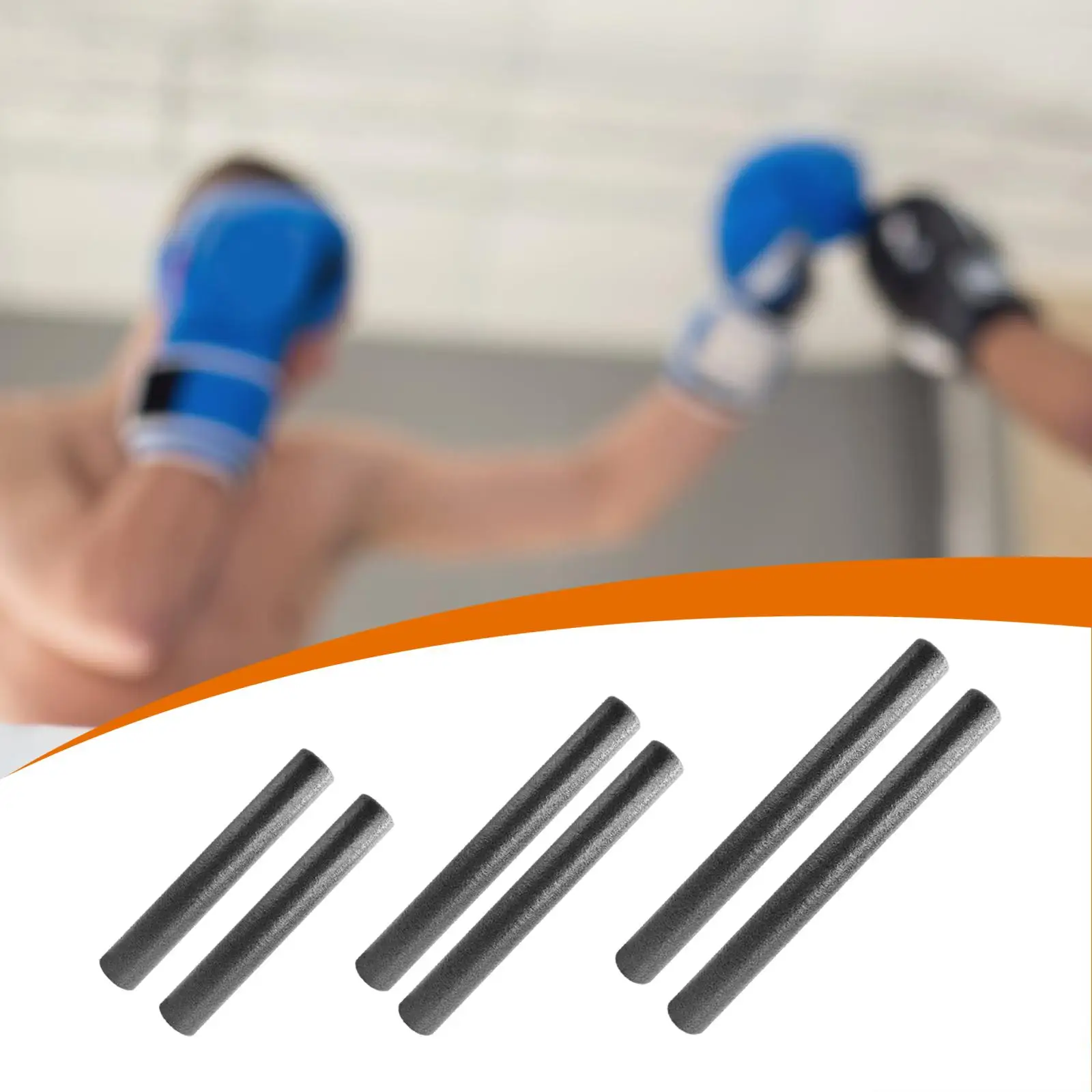 Boxing Sticks Shock Absorption Combat Practice Foam Sparring Gear for Youth Karate Muay Thai Training