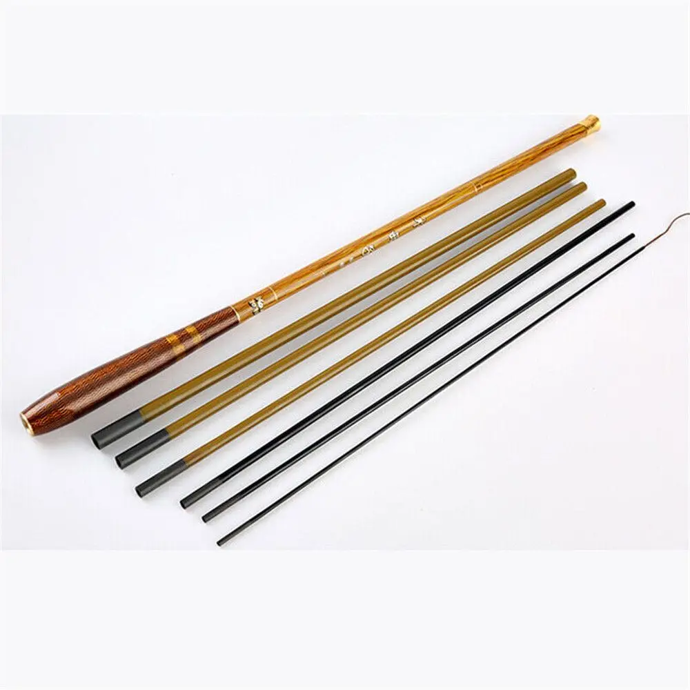 Log Colored Telescopic Fishing Rod Ultralight Portable Mini Stream Hand Pole SuperHard Fishing Tackle Carbon Fiber Carp Feeder
