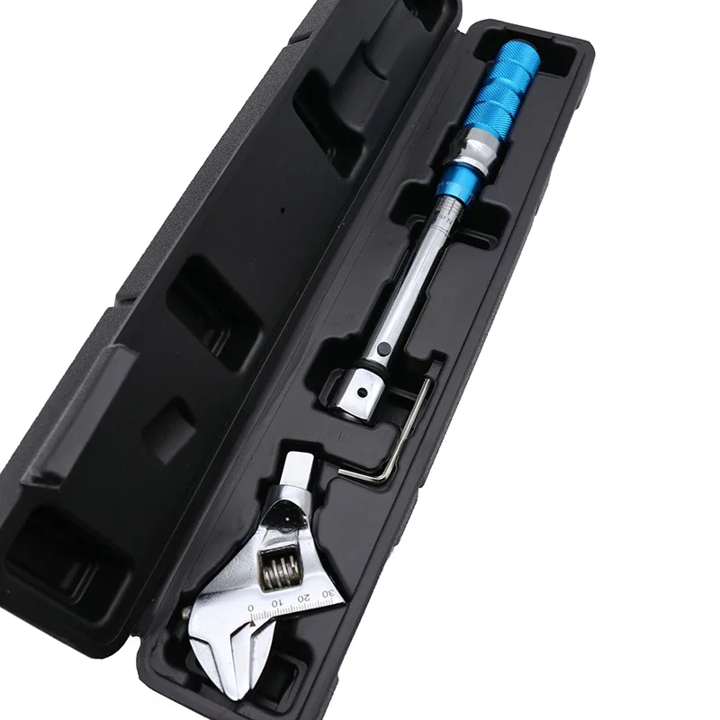 Adjustable  0-30mm High-Precision Torque Wrench Square Hole Torque Bicycle Spark Plug Torque Preset Tool