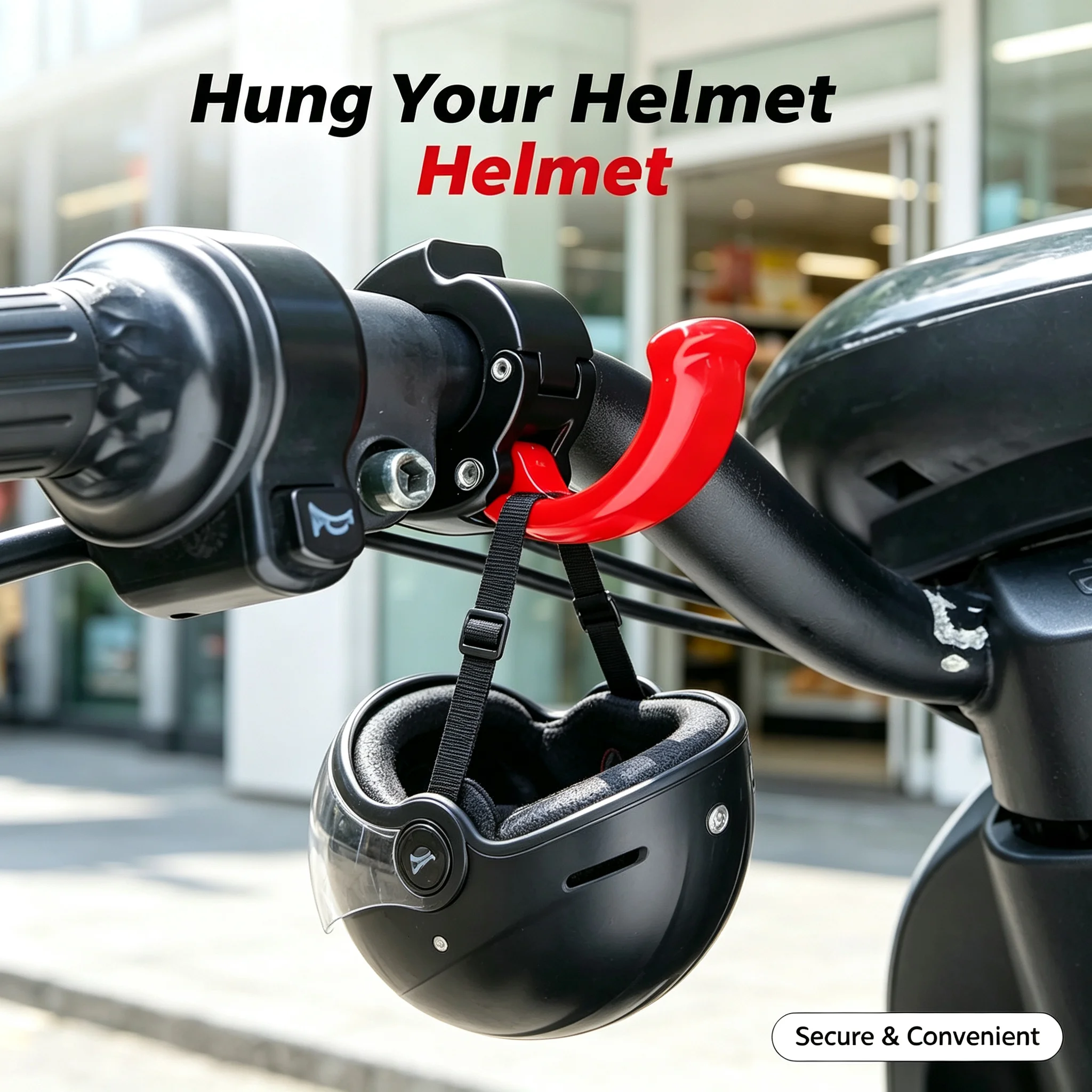 Motorcycle Helmet Hook Multi-function Replaceable Bike Handlebar Hanger  Aluminum Hanging Bag Hook for Motorcycle Bike