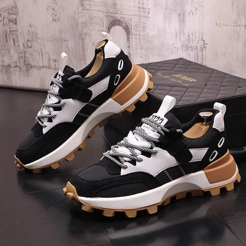 

Men's casual shoes designer 2022 new sports shoes men's fashion trend outdoor lace-up running dad men's shoes A11