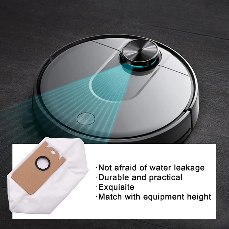 15 Pcs Replacement Dust Bags Collection Trash Bag Accessories for XIAOMI VIOMI S9 Robot Vacuum Cleaner Appliances Parts