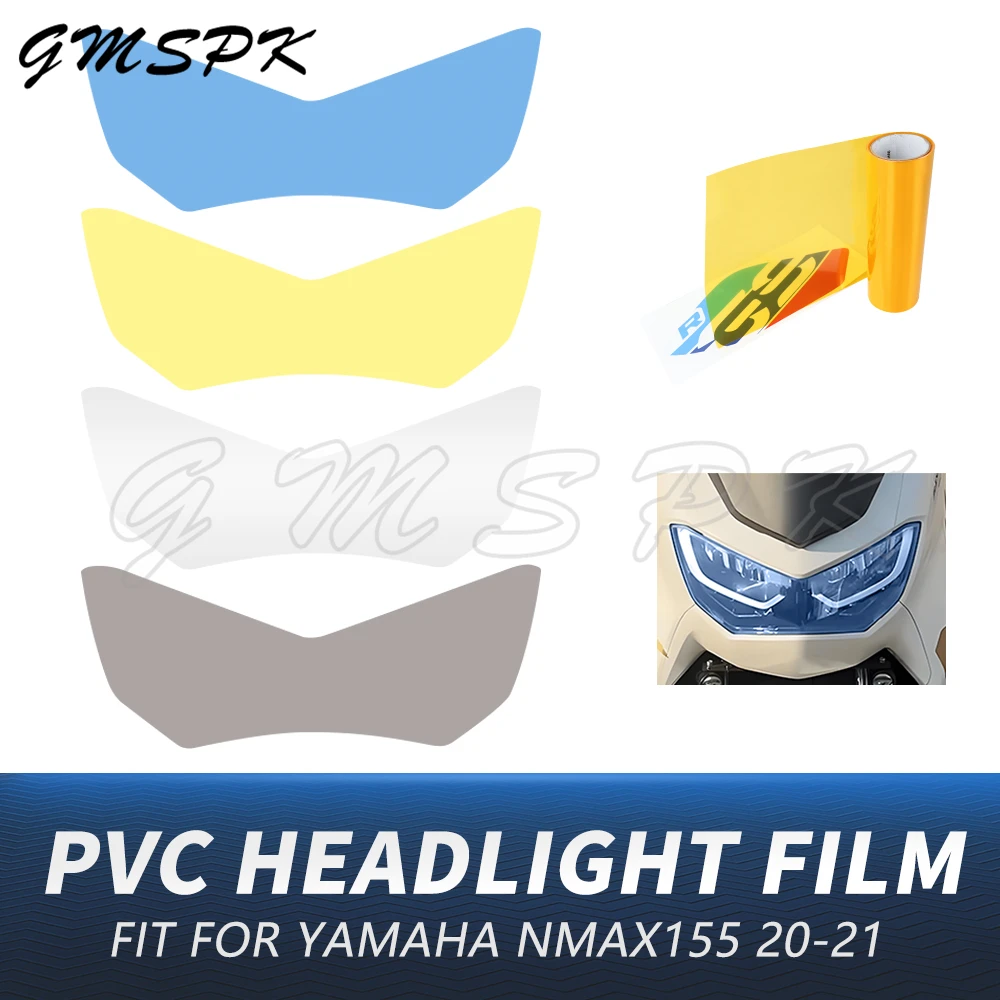 

Clear Motorcycle Front Fairing Headlight Guard Film Head Light Protection Sticker Fit For Yamaha NMAX 155 NMAX155 2020 2021