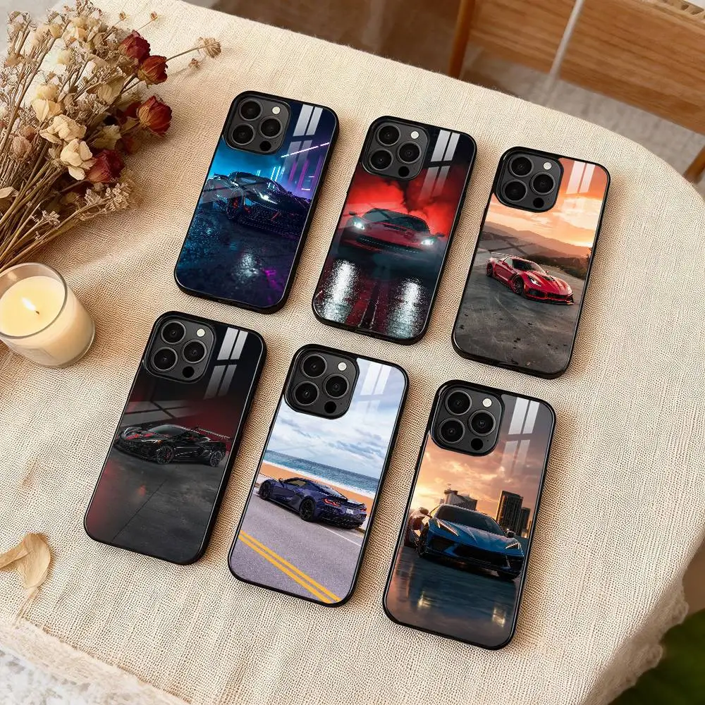 

C-Corvotte-C7Z Phone Case For iPhone 17 16 15 14 13 12 Pro Max Plus for Magsafe Mirror Wireless Magnetic Cover