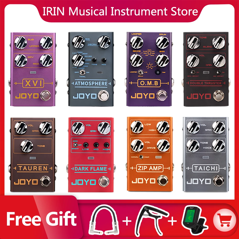 JOYO R Series Guitar Effects Pedal / TAUREN / TAICHI / MAXIMUM / Distortion Overload True Bypass Guitar Parts & Accessories