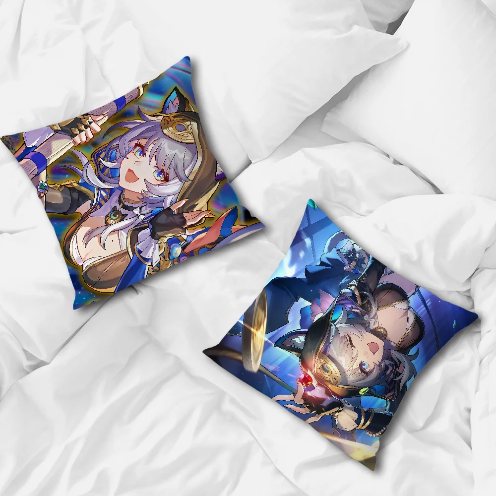 لعبة لطيف هونكاي ستار السكك الحديدية التشفير غطاء الوسادة مريحة لينة كيس وسادة ل أريكة غرفة المعيشة ديكور المنزل أغطية حماية