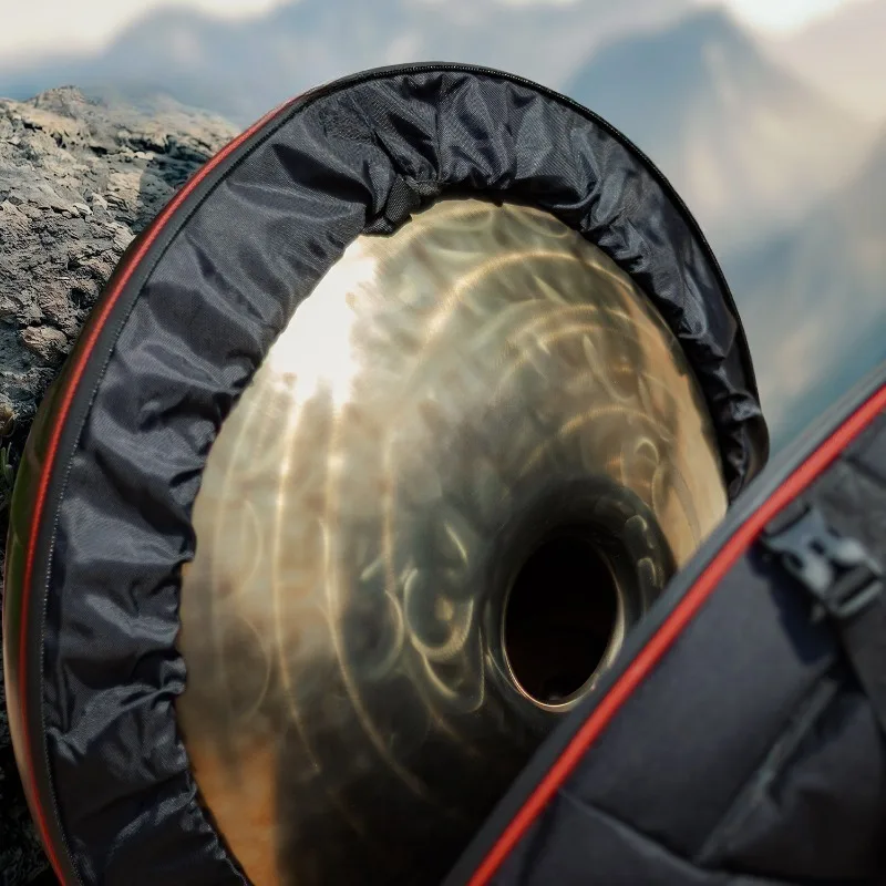 Portable Handpan Bag Hard Shell Handpan Drum Backpack Shock-absorbing Handpans Storage Case Percussion Instrument Accessories