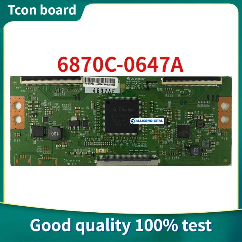 New original 6870C-0647A TCON V16_43/49/55/UHD_TM120_v0.1