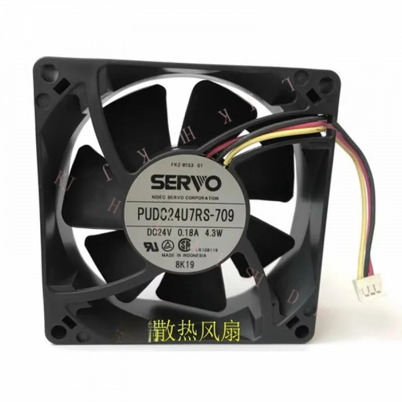 

N NEW FOR SERVO PUDC24U7RS-709 DC24V 0.18A 4.3W Cooling Fan