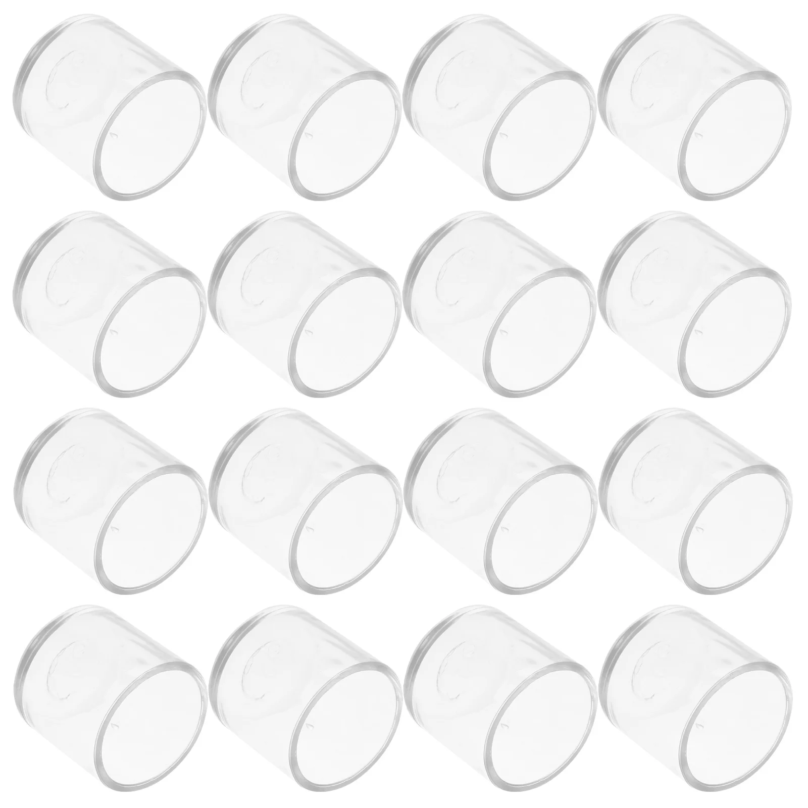 16 قطعة - أغطية أقدام الأثاث، أغطية أرجل المكتب لمنع الخدش على الأرض، أغطية أرجل الكرسي، واقي الأرضية البلاستيكية #3