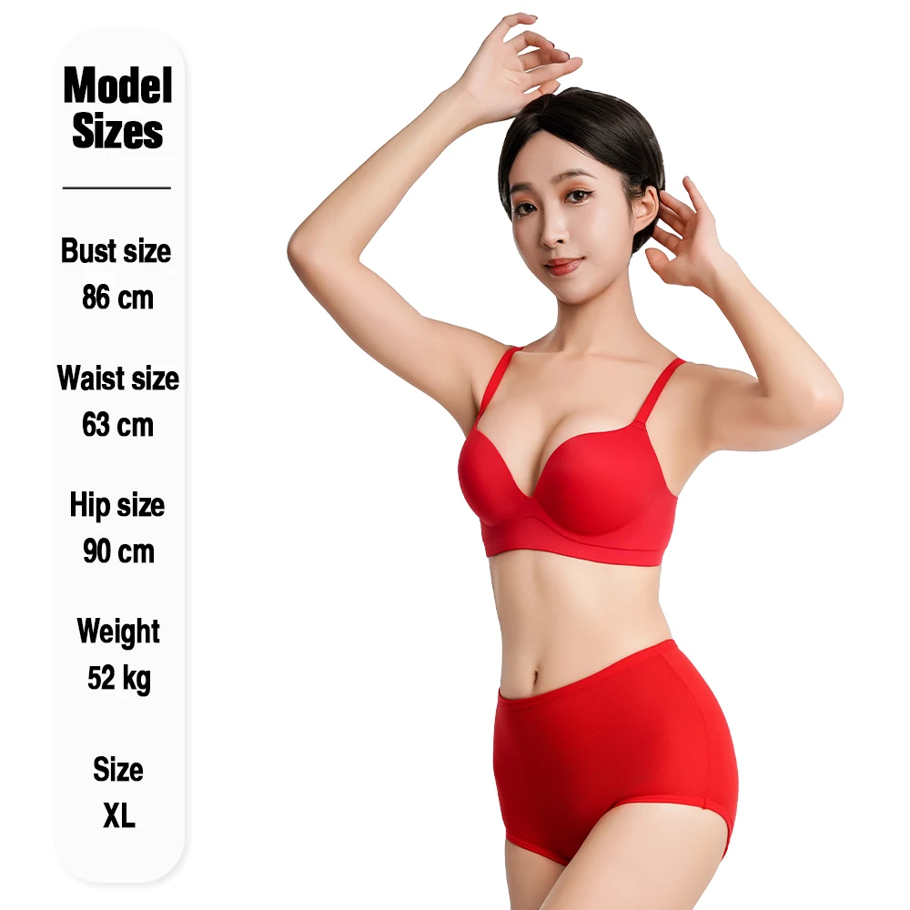 2024 Women Underwear Menstrual Period Pants Cotton Physiological Briefs Leak Proof Medium High Waist Plus Size Pants XL-6XL