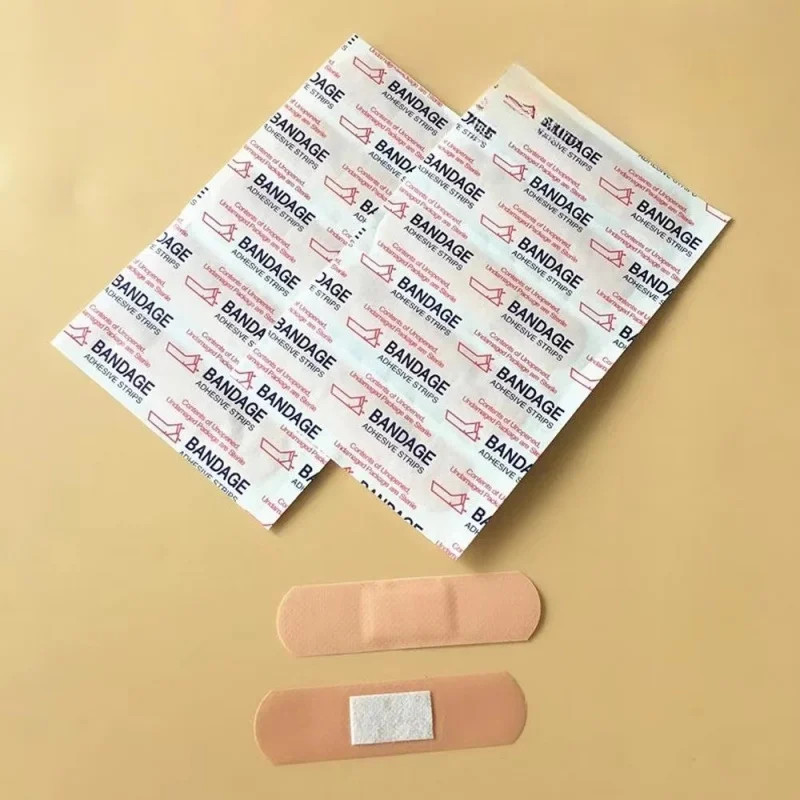 50-300pcs Strips Band aid PE Waterproof Bandages Adhesive Bandages First Aid Kit