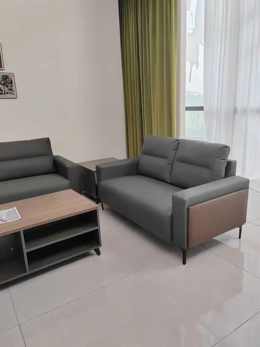 Immagine 7: Divano da ufficio Set da tè semplice e moderno per reception aziendale