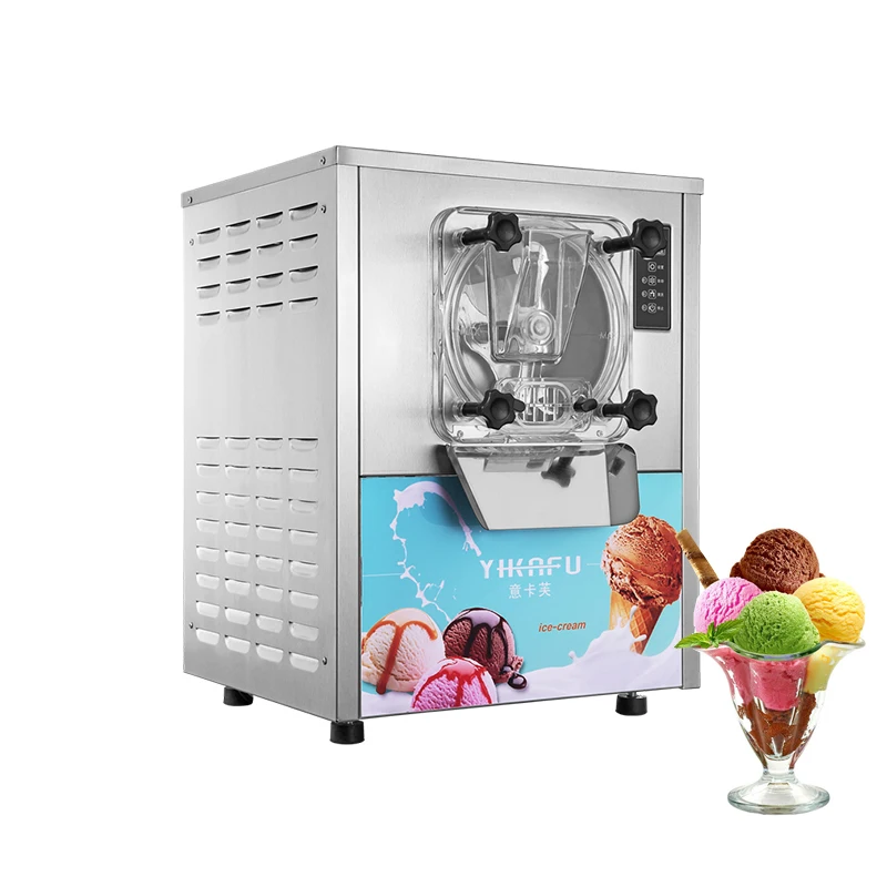 Hard Italian Ice Cream Maker Machine Desktop Spherical Ice Cream Machine Frozen Dessert Maker Gelato Machine