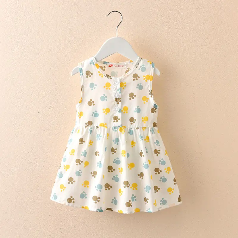 Girls' Dress Summer 100% Cotton Baby Sundress 1-7 Years Kids Princess Dress  Children'S Flower Fruit Dress Thin And Comfortable - AliExpress 1501