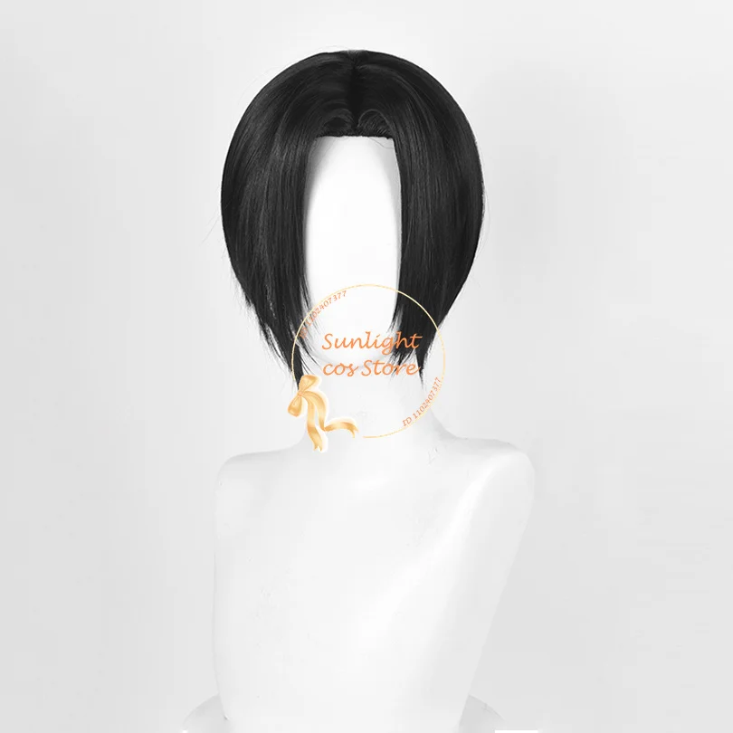 NANA Oosaki Nana Cosplay Wig 28cm Black Nana Osaki Anime Cosplay Wigs Heat Resistant Synthetic Hair Halloween Wig + Wig Cap