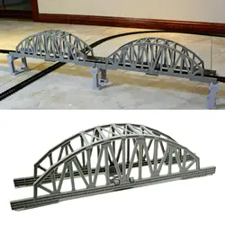 Girder Model Decorative Railroad Crossing Universal Simuation Black Viaduct Network Toys Miniature Figurine Child Toddlers