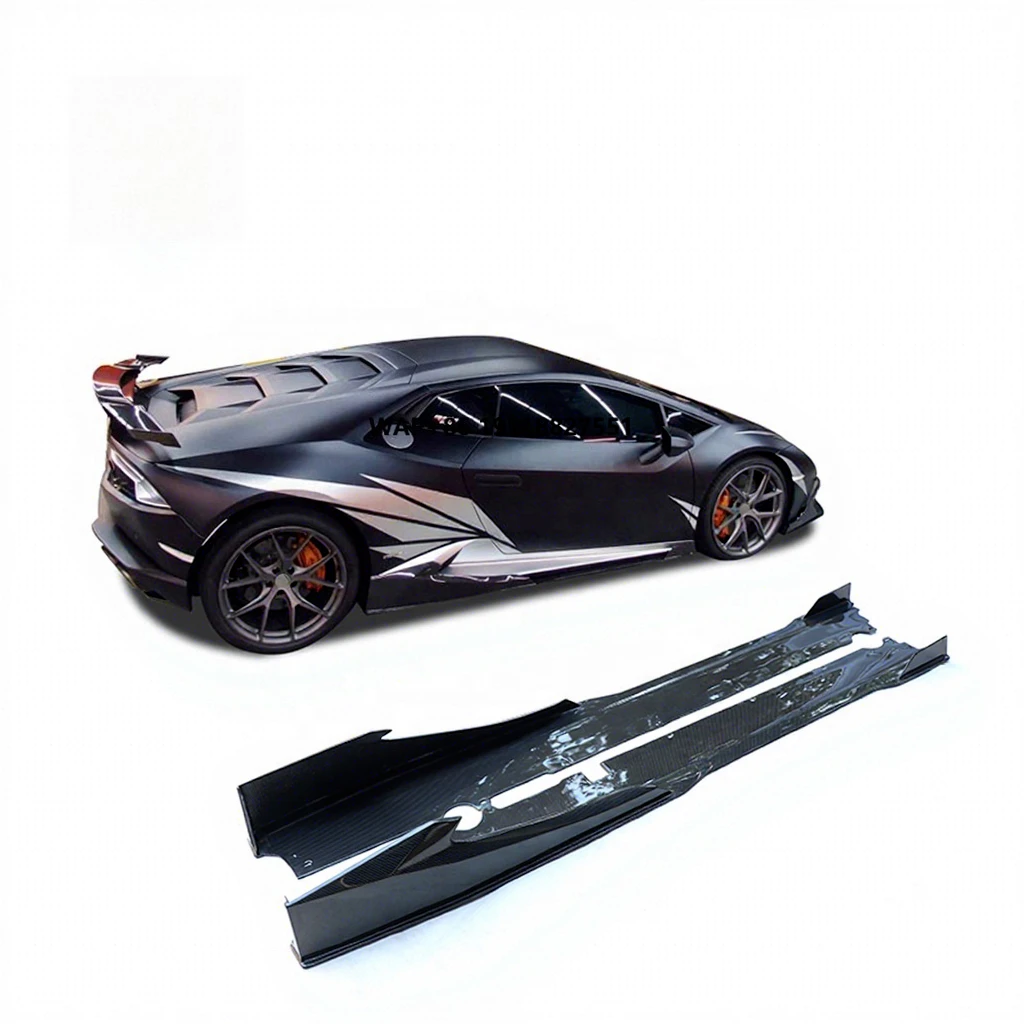

Upgrade to MD Style Dry Carbon Fiber Side Skirt for Huracan Lp610 LP580 Side Skirts