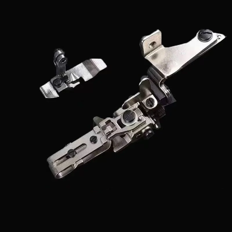 Regla de máquina de coser Overlock, guía de costura, guía de dobladillo, guía de dobladillo, pie de carpeta de dobladillo para máquina de coser Overlock Industrial