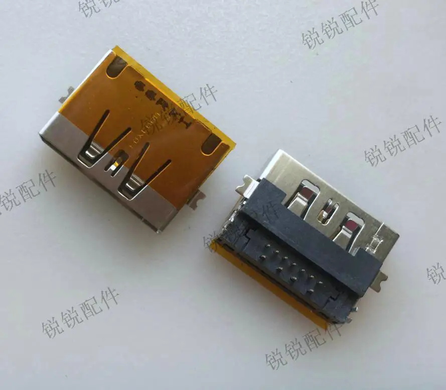 For Foxconn ESATA connector 11P female seat ESATA + USB port socket signal power female seat