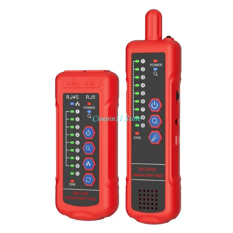 Y1UB Cable Line Locator with 3000m Ranges & Real Time Transmission Rate Display 177mm