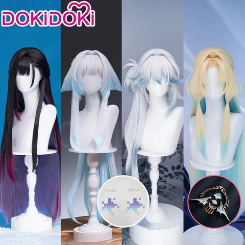 Косплей парик Silver Wolf Honkai: Star Rail