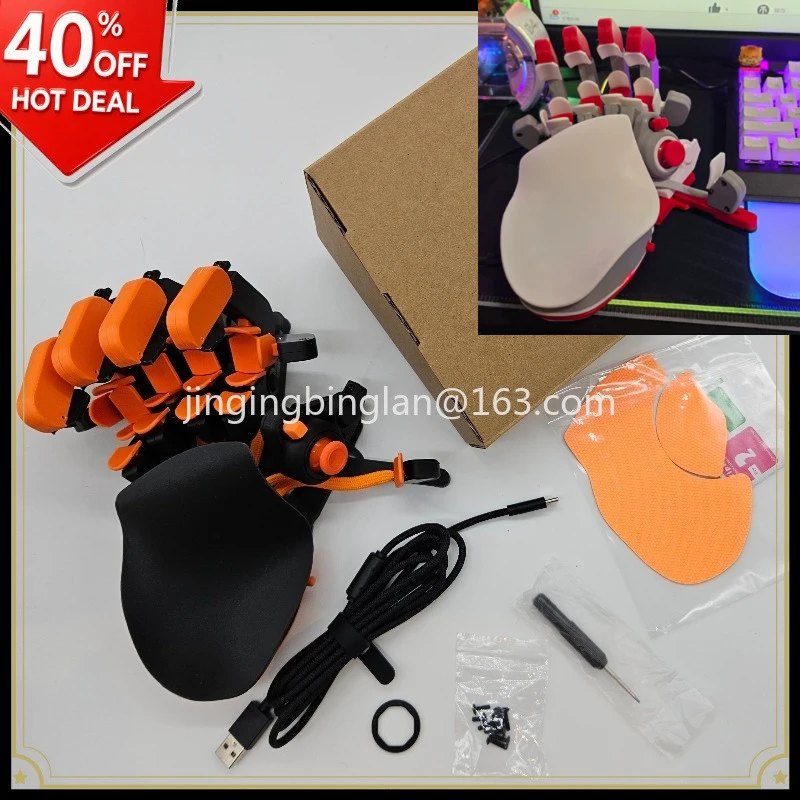 New in 2026, ergonomic one-handed keyboard, customizable joystick keys, one-handed game