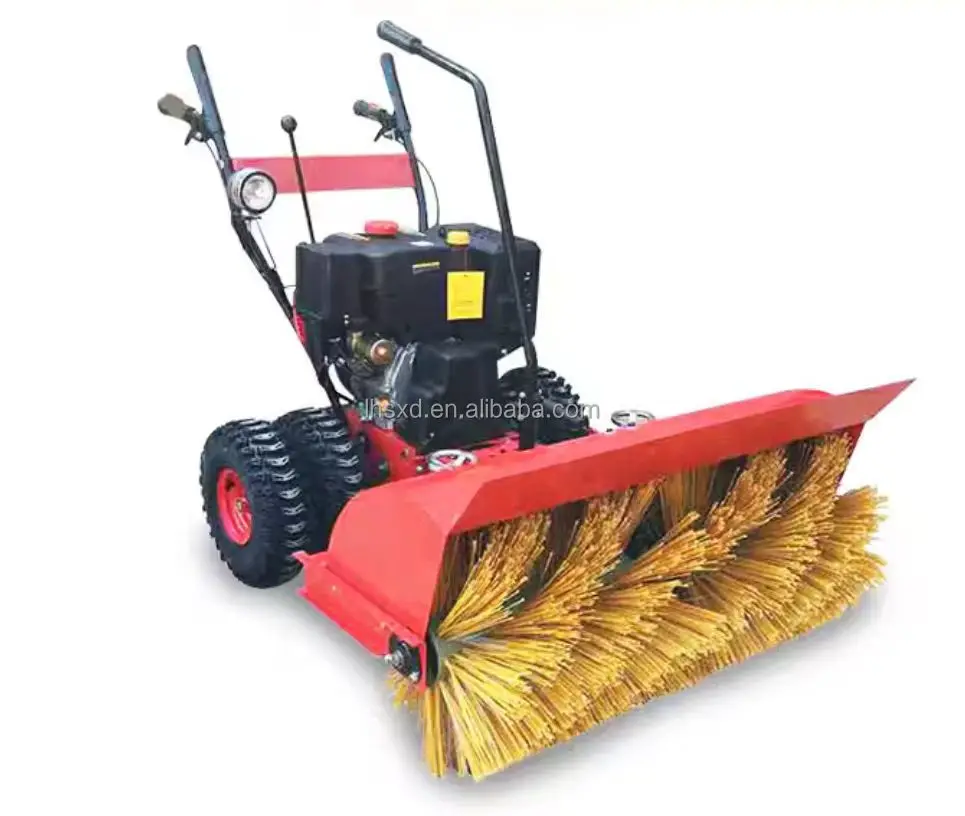 Chinese Factory  Price Power Snow Sweeper for Snow Removing and Cleaning Engine