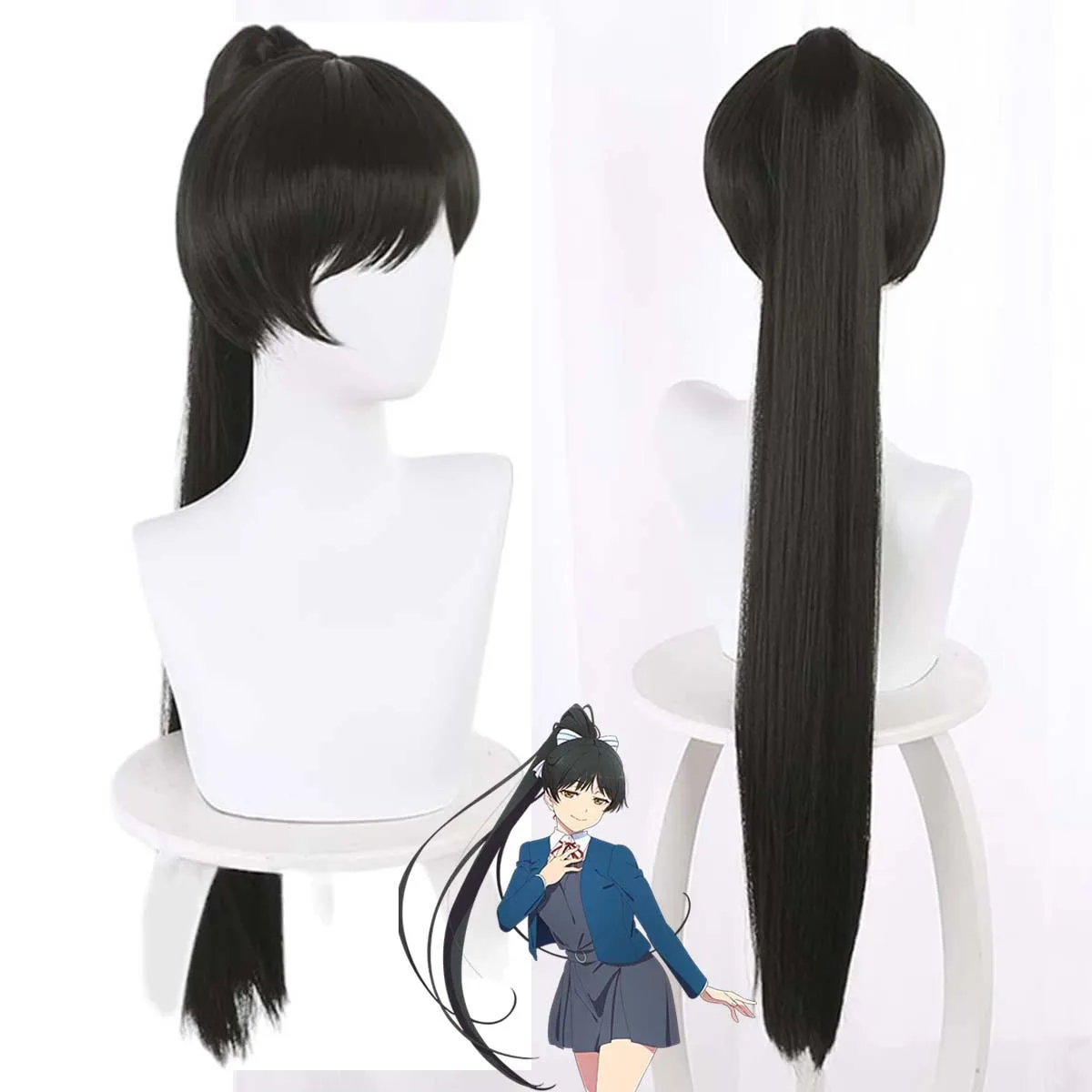 

Аниме LoveLive SuperStar Liella Hazuki Ren Косплей Длинный парик с хвостиком