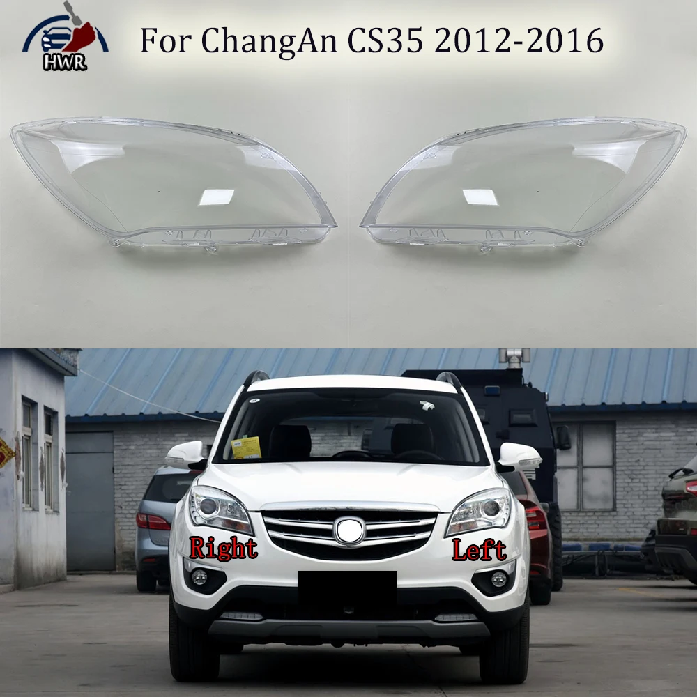 

For ChangAn CS35 2012 2013 2014 2015 2016 Car Accessories Headlight Shell Lamp Shade Lens Transparent Headlamp Cover Plexiglass