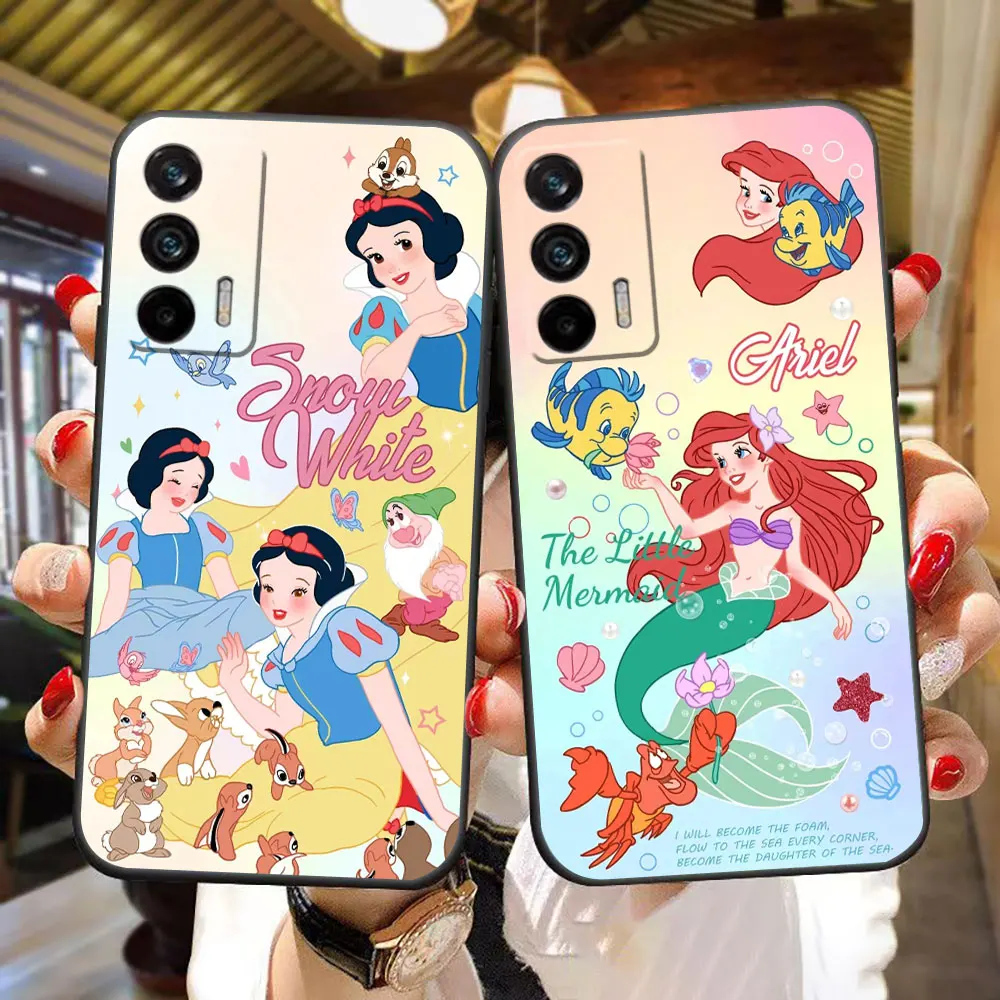 

Disney princess Phone Case For Realme GT 2 Master Neo 2 NARZO 50 50I X50 C65 C53 C35 C30 C21 C21Y C20 C15 Case Funda Coque Cover