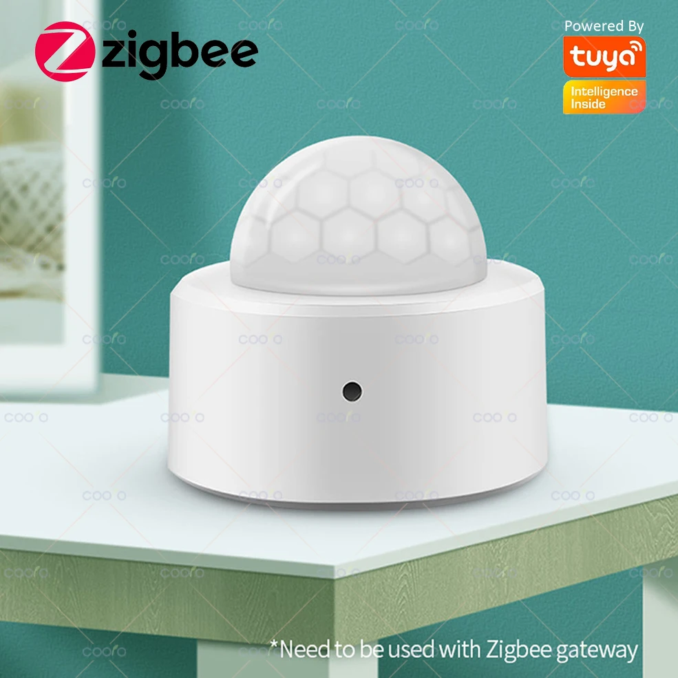 Tuya ZigBee Pir Motion Sensor Smart Human Body Sensor Infrared Detector Security Burglar Alarm Sensor Works With ZigBee2mqtt