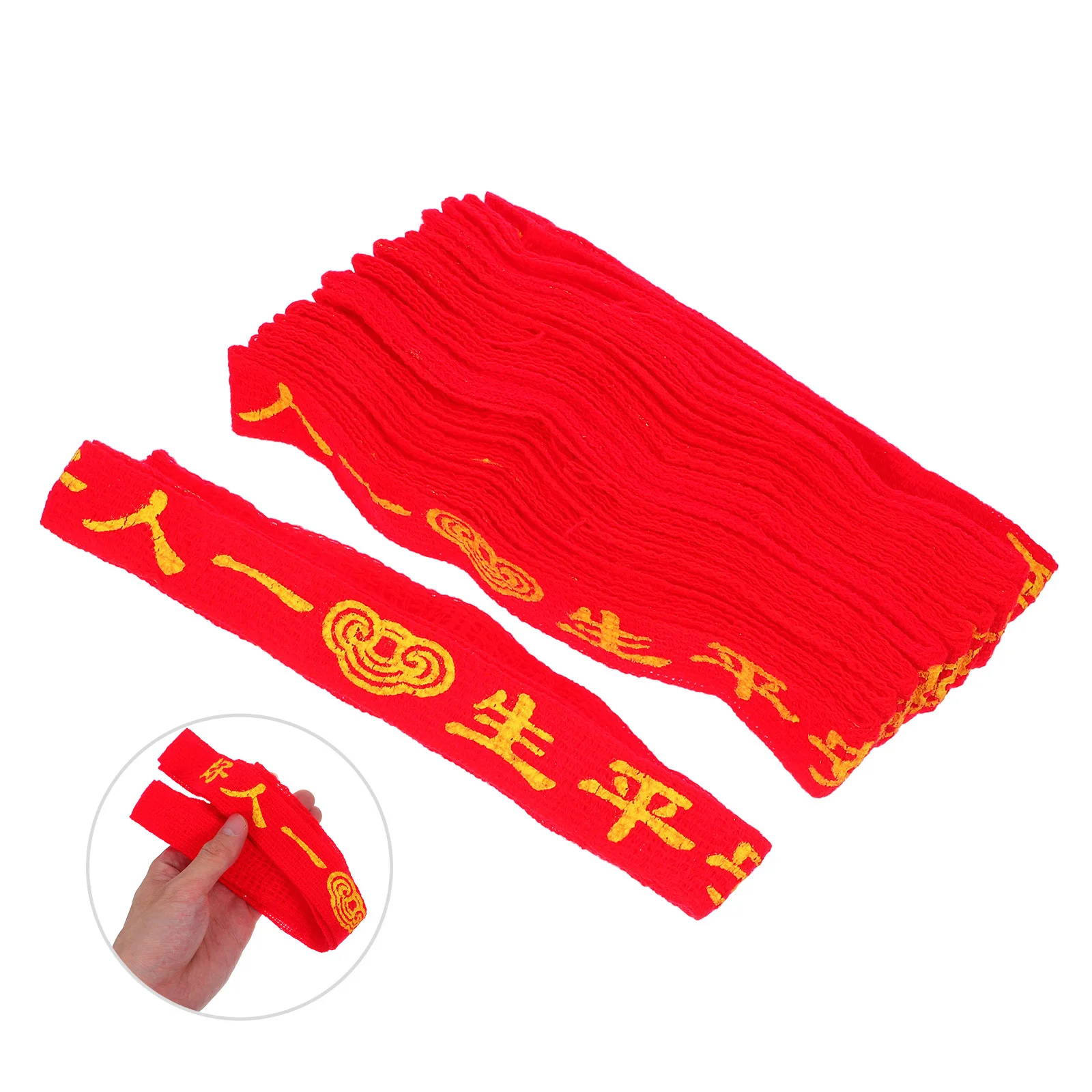 

20Pcs Waist Belt Single Layer Woven Rope Symbolic Protection Charm for Jeans Dresses Men Women Feng Shui Rope Chain