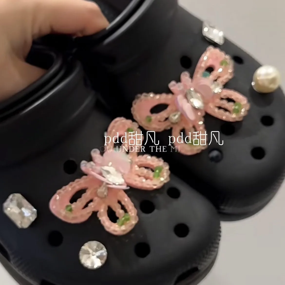 

Peach Colored Bow Series Shoe Accessories Elegant Charms for Crocs Ins Popular Adornment for Clogs Sandals Beautiful Girls Gifts