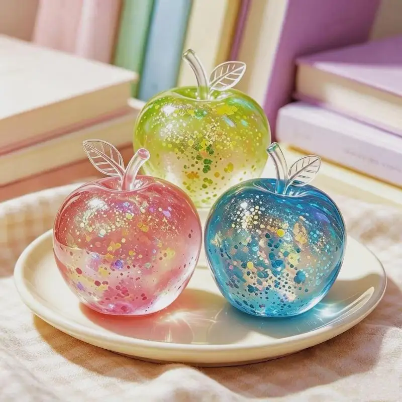Round Fruit Stress Ball Soft Fidget Sensory Toy For Autism Slow Rebound Toy For Adults  Christmas Gift