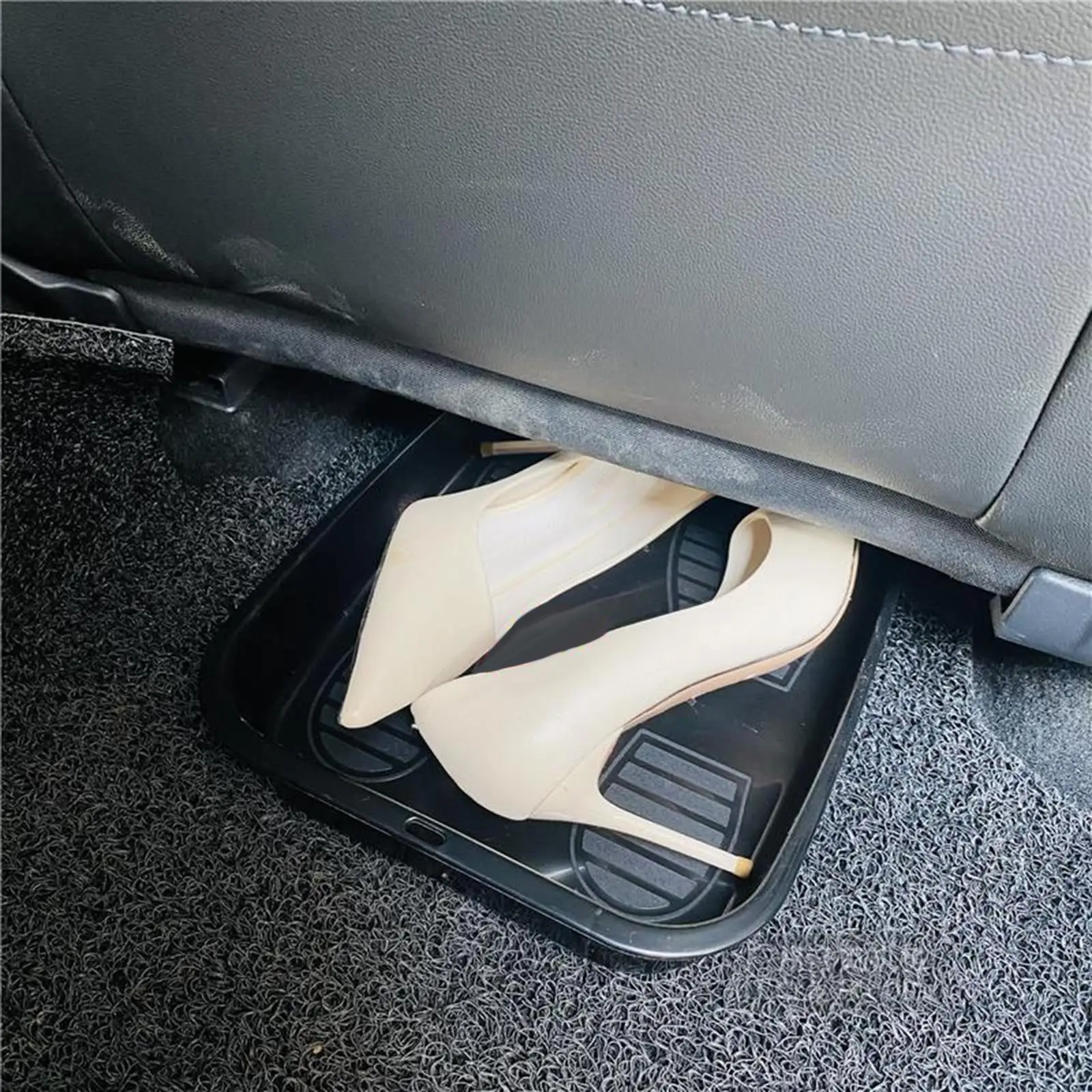 Auto Umbrella Organizer Thickened Plastic Car Storage Tray Durable Stowing Box for Universal Trunk Accessories
