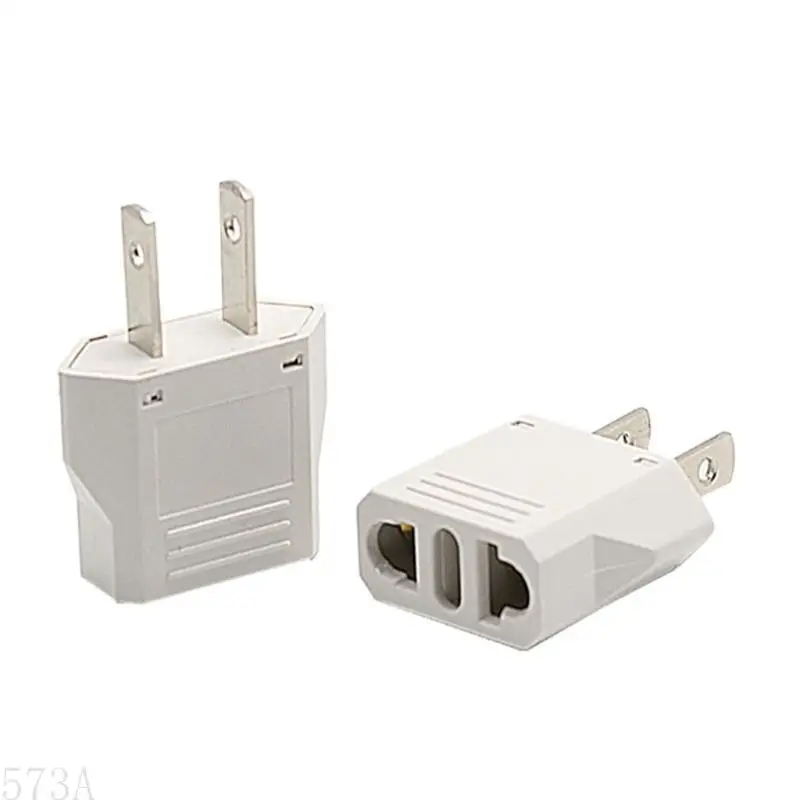573A Portable US To EU Adapter Adapter Adapter Power Outlet Outleter поддерживает до 500 Вт.