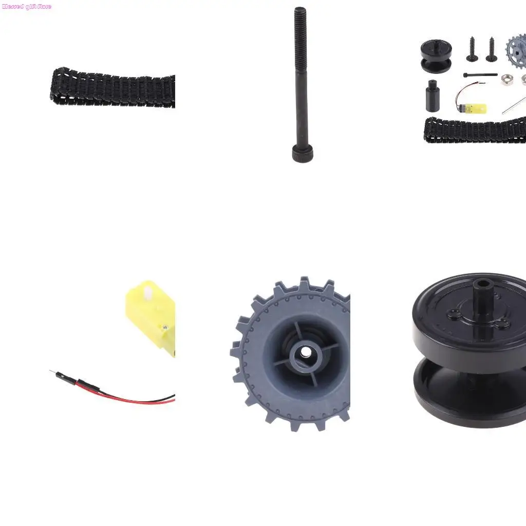 D0JC for Smart for Tank DIY Parts for Tank Track Conveyor Belt Motor Drive Accessories