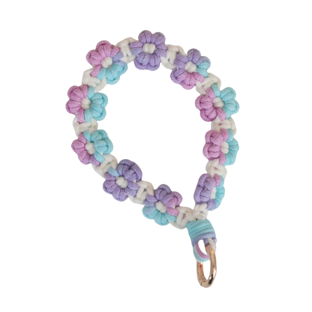 

Cellphone Strap Lanyard Gradient Color Boho Phone Case Rope Keyring Phone Wristband Wrist Lanyard Bracelet Colorful